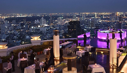 sky bar lebua at state tower bangkok gece hayatı video