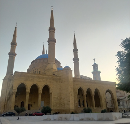 Beyrut gezilecek yerler Mohammad Al-Amin Mosque Mavi Kubbeli Camii turu
